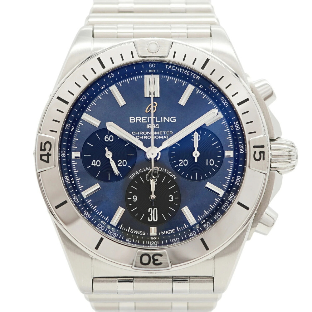 Breitling Chronomat Japan Edition AB0134 AB0134101B3A1 Black Dial Men's Watch